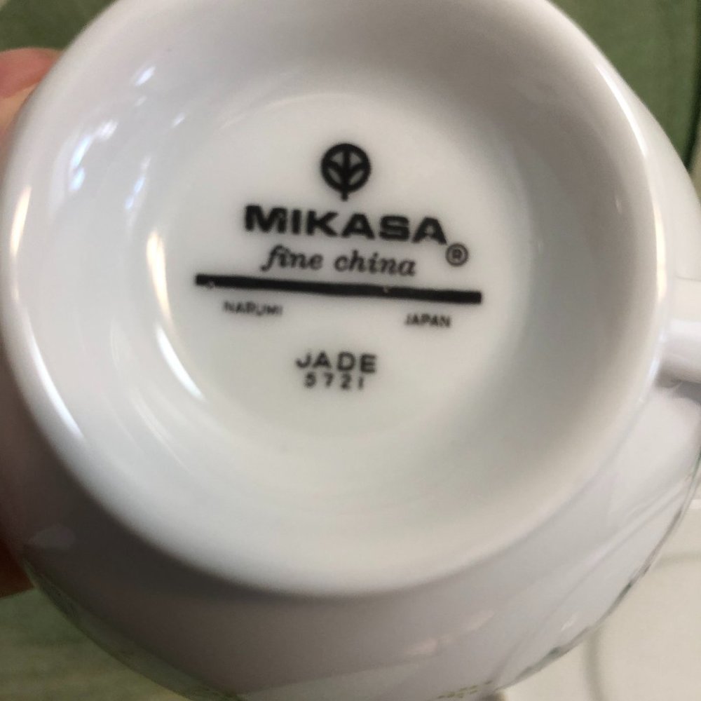 MIKASA JADE  No. 5721  8 SETS AVAILABLE  CUP & SAUCER - Picture 3 of 5